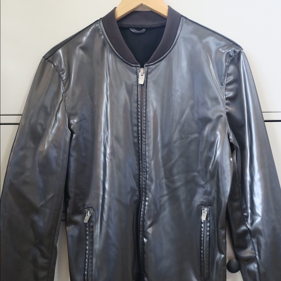 shiny jacket zara